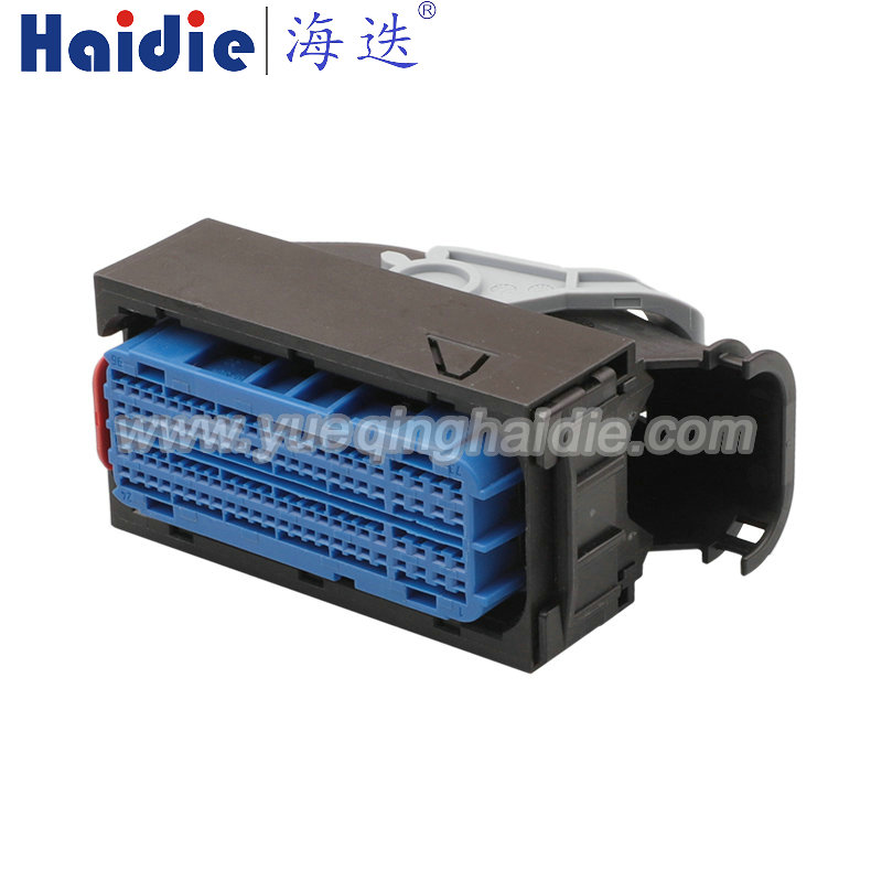 Blue 96 Pin Engine 2670 Computer board Plug ECM ECU EDC Connector 13964570 With terminals For Cummins Foton Delphi