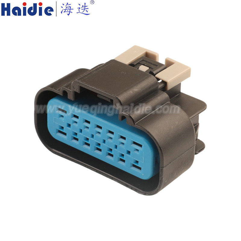 15336037 / 15317832 / 15437404, 14pin, female, composite, waterproof, black, Automotive Wire Harness Connector