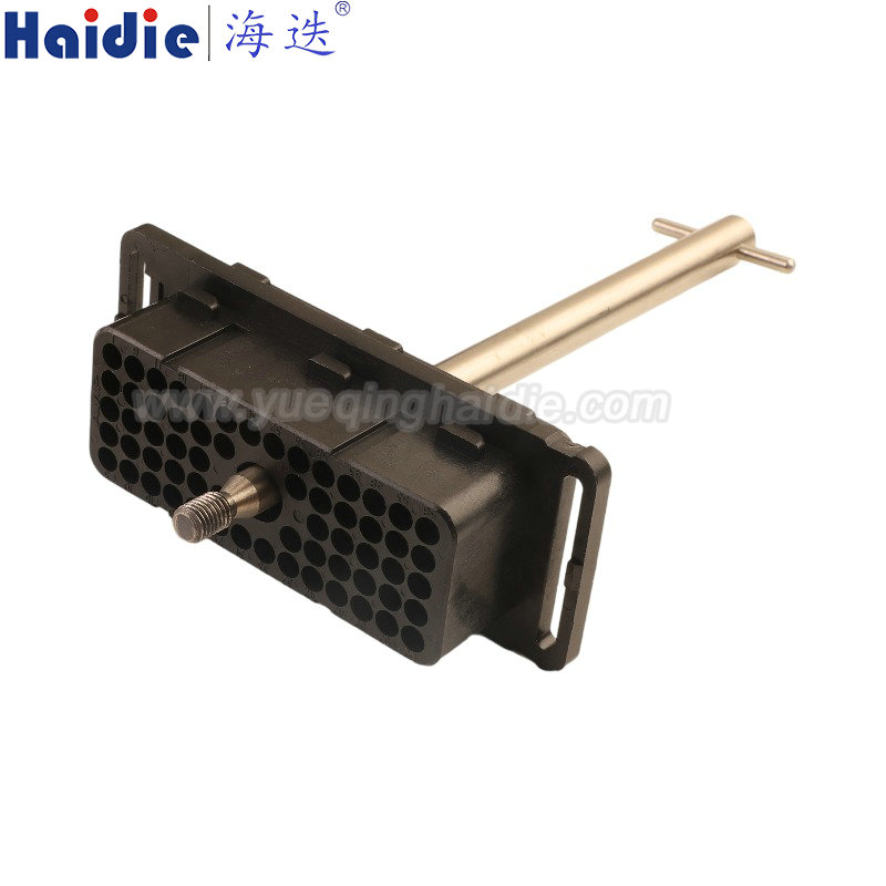 208334-5, 62pin, female, black, Automotive Wire Harness Connector Plastic Housing Plug