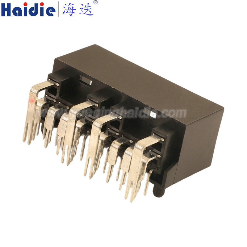 2406357-1, 28pin, composite, pin header,  Automotive Wire Harness Connector Plastic Housing Plug with Matching Terminals