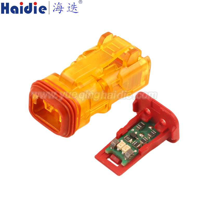 2286003-1 / DT06-2S-SDT-CE27 / W2S-SDT-24V, 2pin, female, Automotive Wire Harness Connector Plastic Housing Plug with Matching Terminals