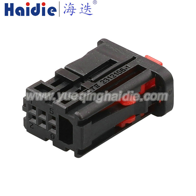 6 Pin Auto Pin Wire Cable Harness Auto Connector Housing Plug And Terminal 2312106-1