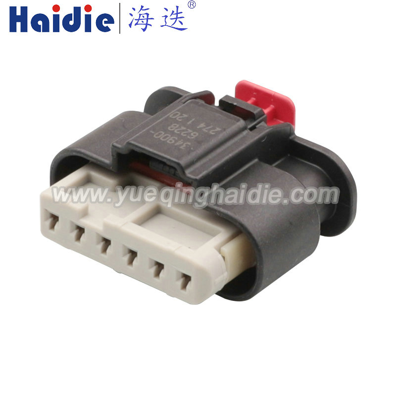 6pin Auto Pin Wire Cable Harness Auto Connector Housing Plug And Terminal 34900-6228