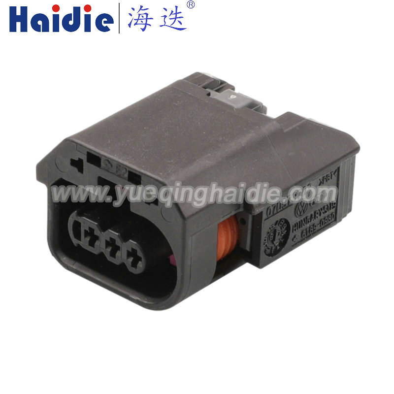 3pin Auto Pin Wire Cable Harness Auto Connector Housing Plug And Terminal 07D973703