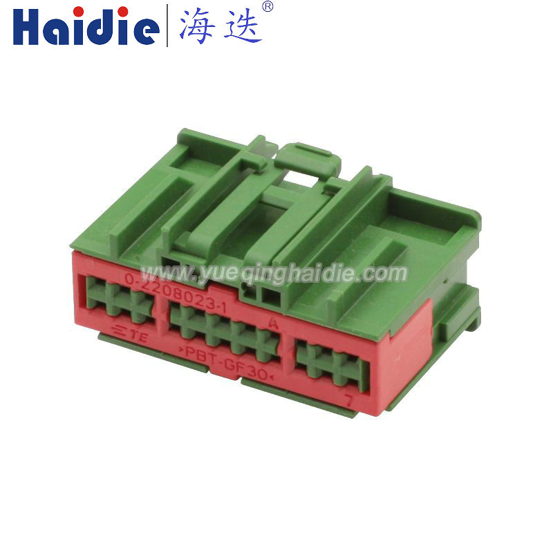 22pin Auto Pin Wire Cable Harness Auto Connector Housing Plug And Terminal 1-2208021-4