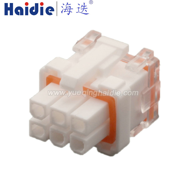 6pin Auto Pin Wire Cable Harness Auto Connector Housing Plug And Terminal HD064R-1-21