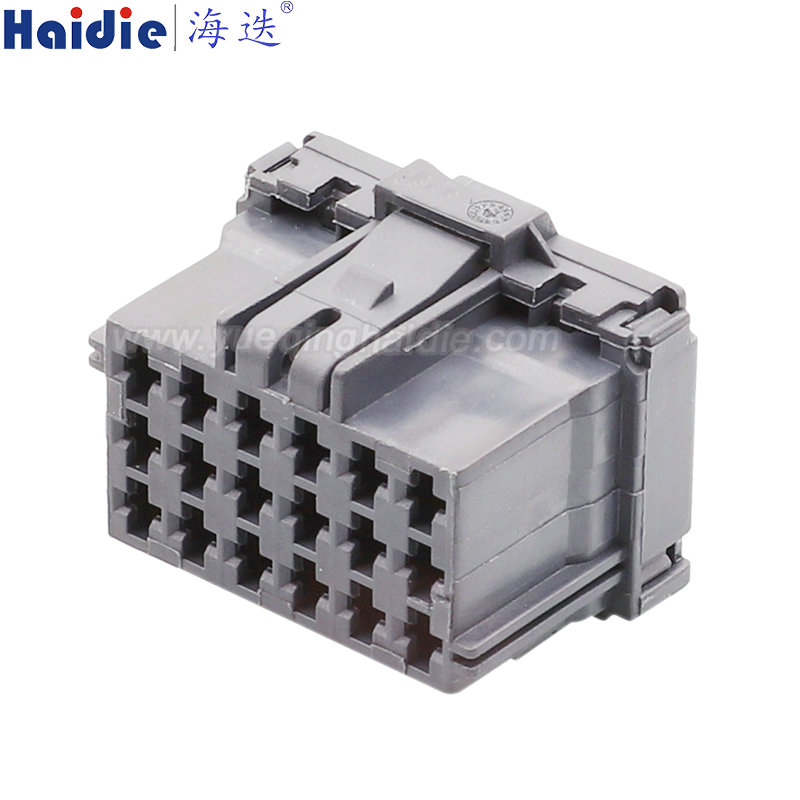 8-968974-1,18 Pin Male Automotive Wire Harness Connector Plastic Lorry Headlamp Socket Connector