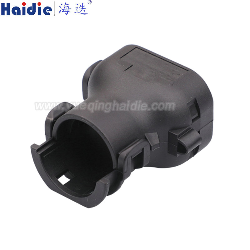 1670364-1 Black Copper Cable Clamp Fit For Automotive Wire Harness Connector Plastic Housing Plug