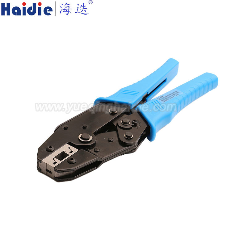 HD-05FL Ratchet Wire Crimping Pliers, Multi Functional Crimp Tool For Auto Wiring Harness Crimp Terminals Replacement Repair Tools