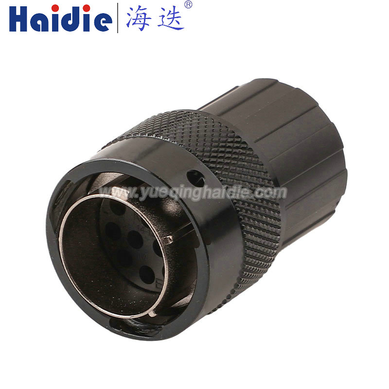 L52-STP083-12P-W Haidie 12 Pin Copper Male Waterproof Automotive Wire Harness Connector Plastic Housing Plug with Matching Terminals