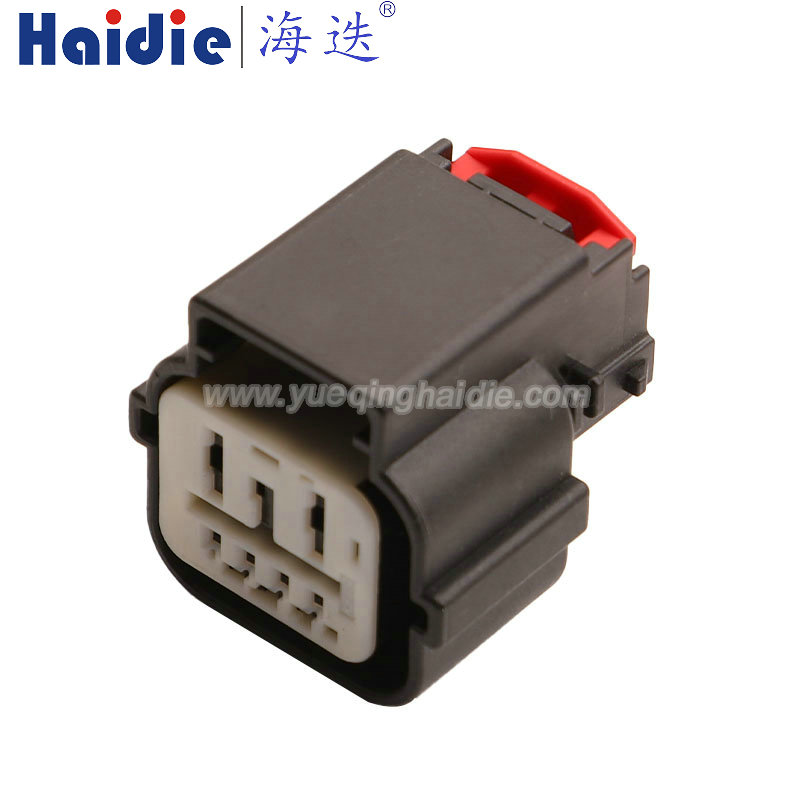 MG657016-5 Haidie 6 Pin Copper Female Composite waterproof Automotive Wire Harness Connector Plastic Housing Plug with Matching Terminals