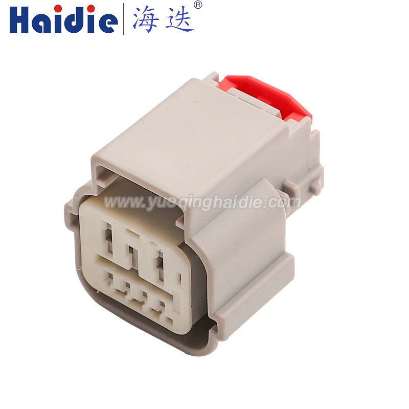MG657017-41 Haidie 6 Pin Copper Female Composite waterproof Automotive Wire Harness Connector Plastic Housing Plug with Matching Terminals