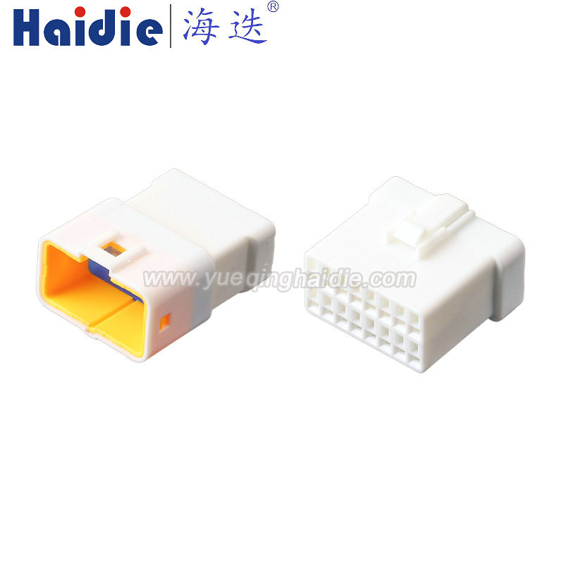 HD169-0.7-11/HD169-0.7-21 Haidie 6 Pin Copper Male/Female Automotive Wire Harness Connector Plastic Housing Plug with Matching Terminals