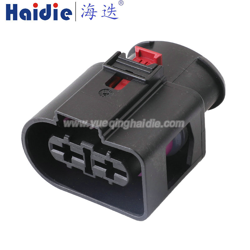 5Q0971955 Haidie 2 Pin Copper Female composite waterproof Automotive Wire Harness Connector Plastic Housing Plug with Matching Terminals