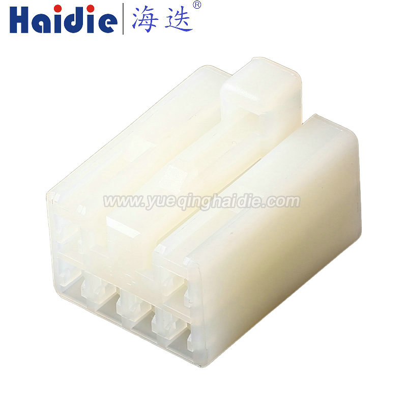 6244-5061 Haidie 6 Pin Copper Female Automotive Wire Harness Connector Plastic Housing Plug with Matching Terminals