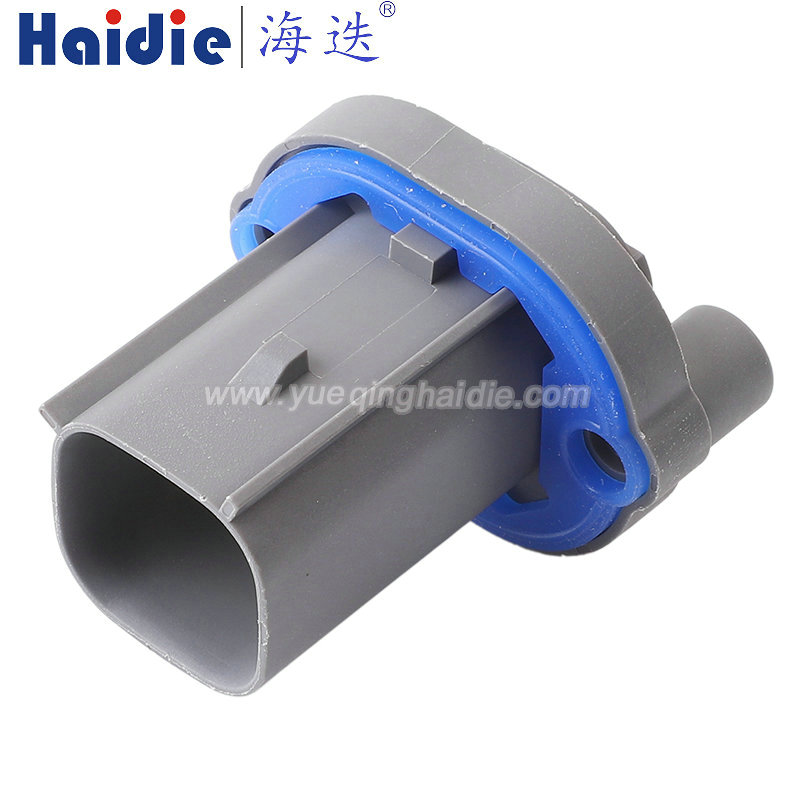 148028-6001 Haidie 6 Pin Copper Male Automotive Wire Harness Connector Plastic Housing Plug with Matching Terminals