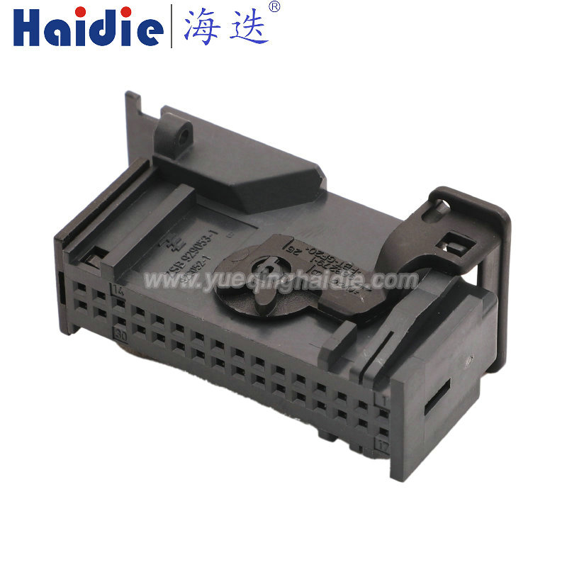 929052-1 Haidie 32 Pin Copper Automotive Wire Harness Connector Plastic Housing Plug with Matching Terminals