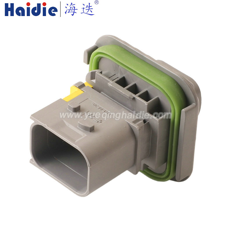 2-1564546-1 Haidie 2 Pin Male Waterproof Automotive Wire Harness Connector Plastic Housing Plug with Matching Terminals