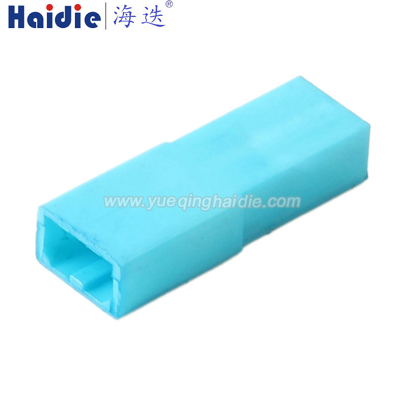 HD029E-0.6-11BL Haidie 2 Pin Male Automotive Wire Harness Connector Plastic Housing Plug with Matching Terminals