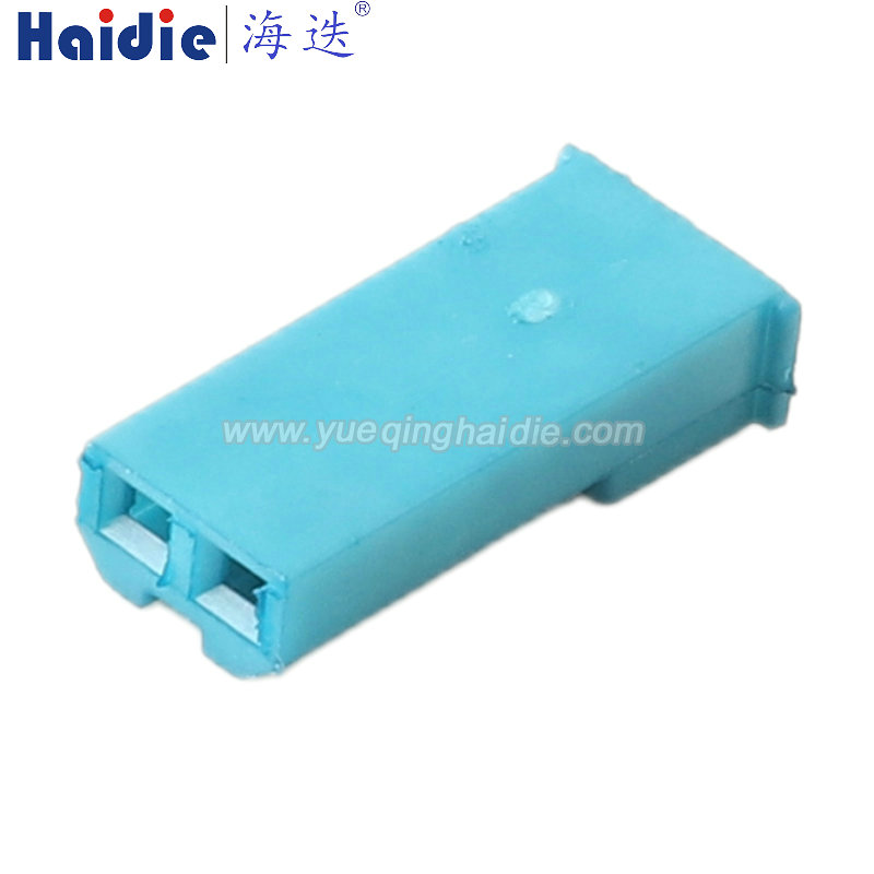 HD029E-0.6-21BL Haidie 2 Pin Female Automotive Wire Harness Connector Plastic Housing Plug with Matching Terminals