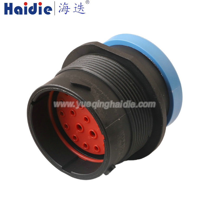 HXP24-24-21PE-L017 Haidie 21 Pin Male composite Automotive Wire Harness Connector Plastic Housing Plug with Matching Terminals