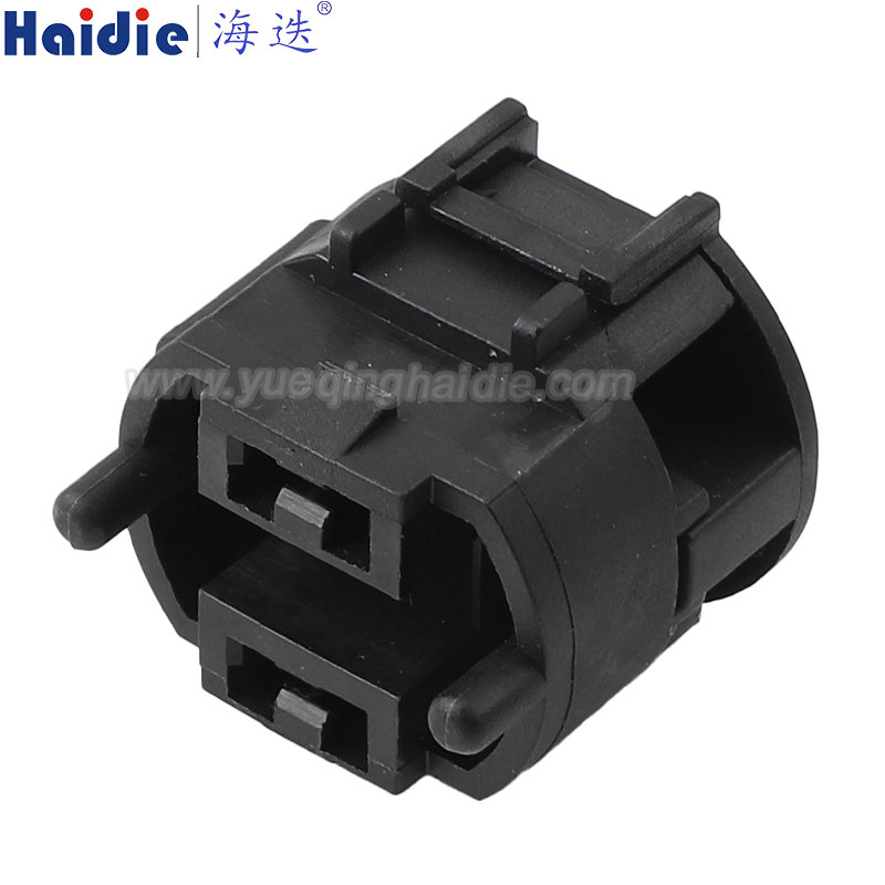 HD023W-6.3-21 Haidie 2 Pin Female composite Automotive Wire Harness Connector Plastic Housing Plug with Matching Terminals