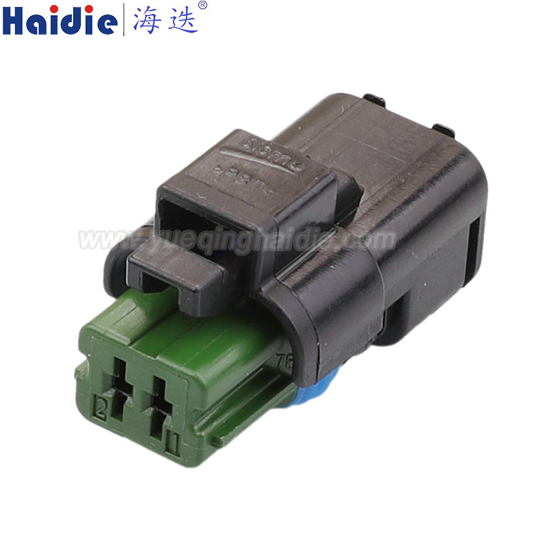 211PC022S5149 Haidie 2 Pin Female waterproof Automotive Wire Harness Connector Plastic Housing Plug with Matching Terminals