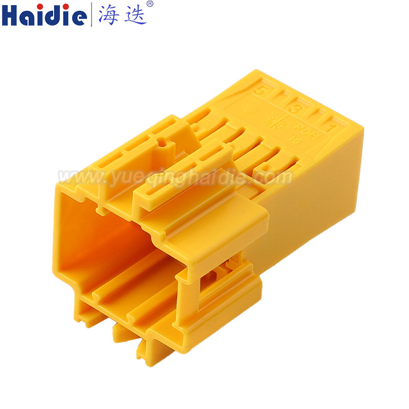 772-759-505 Haidie 6 Pin Male Automotive Wire Harness Connector Plastic Housing Plug with Matching Terminals