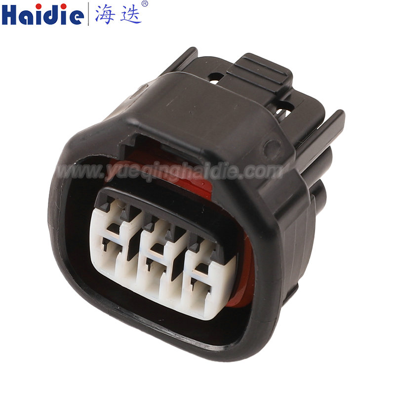 6189-0265 Haidie 6 Pin Female Waterproof Automotive Wire Harness Connector Plastic Housing Plug with Matching Terminals