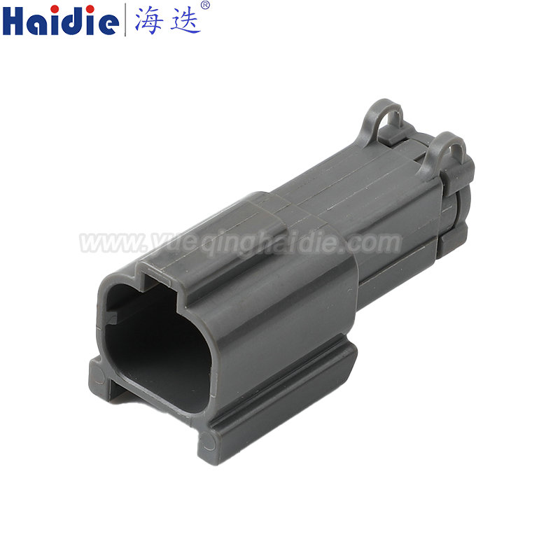 7222-6214-40 Haidie 1 Pin Male Automotive Wire Harness Connector Plastic Housing Plug with Matching Terminals