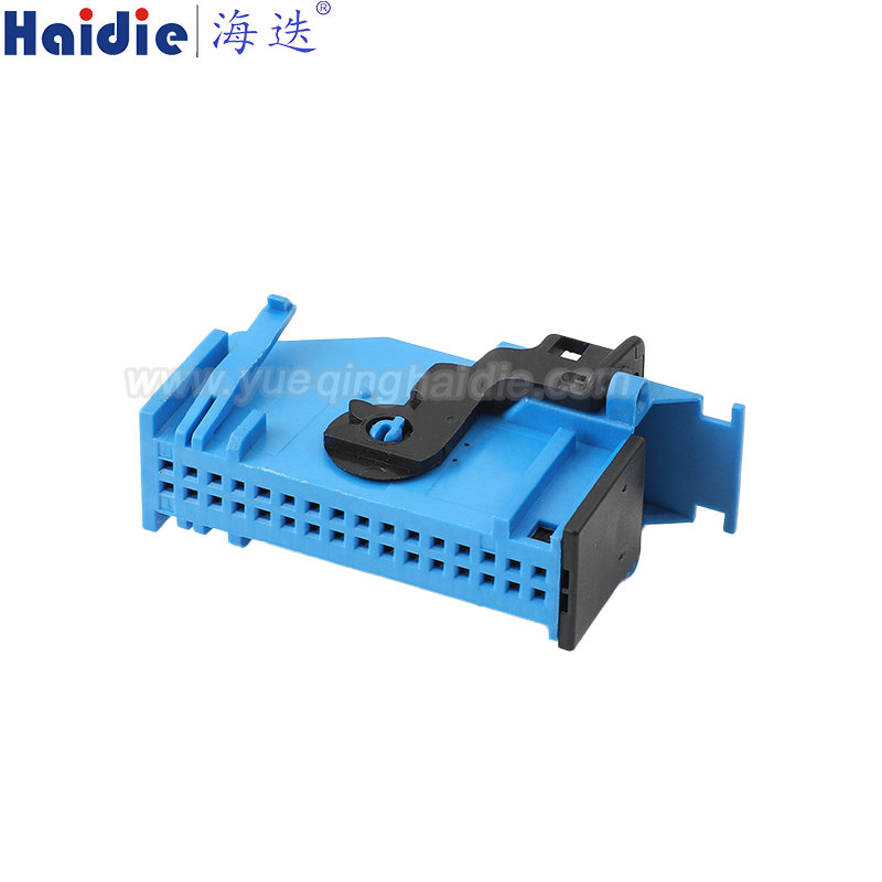 929053-2 Haidie 32 Pin Female Automotive Wire Harness Connector Plastic Housing Plug with Matching Terminals
