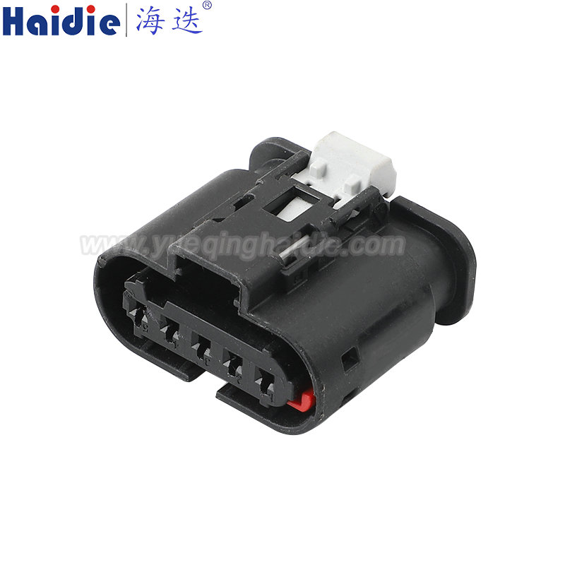 09408621 Haidie 5 Pin Female waterproof Automotive Wire Harness Connector Plastic Housing Plug with Matching Terminals