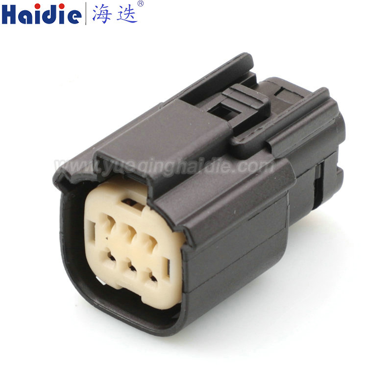 33472-0601 Haidie 6 Pin Female waterproof Automotive Wire Harness Connector Plastic Housing Plug with Matching Terminals