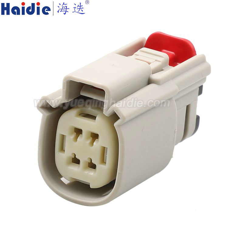 33472-4002 Haidie 4 Pin Female waterproof Automotive Wire Harness Connector Plastic Housing Plug with Matching Terminals
