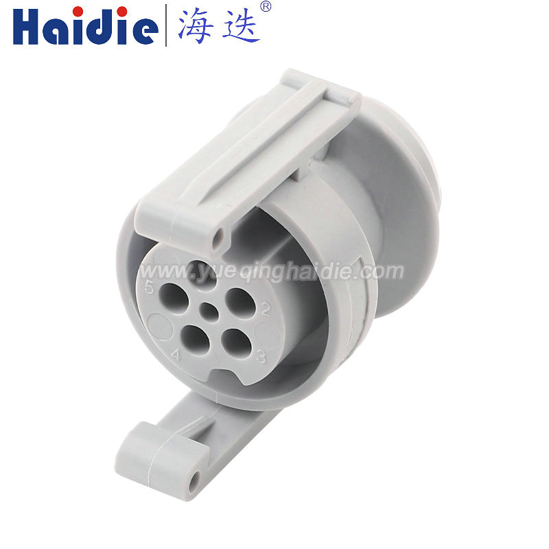 7805253, 5pin, female, wateproof, grey, Poem Lamb Type Automobile Connector Plug End Converter Sheath