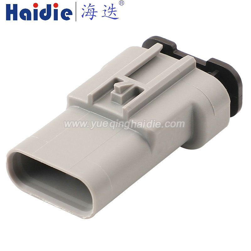 10013907, 4pin, male, waterproof, grey, Automotive Wire Harness Connector