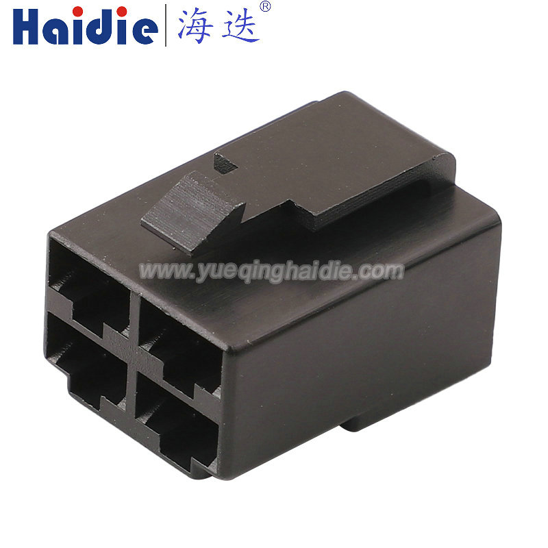 HD041-6.3-21B, 4pin, female, black, Automotive Wire Harness Connector