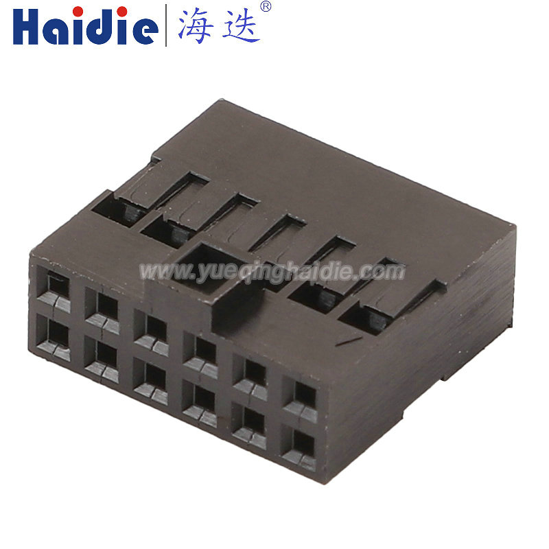 HD129W-0.6-21, 12pin, female, black, Automotive Wire Harness Connector