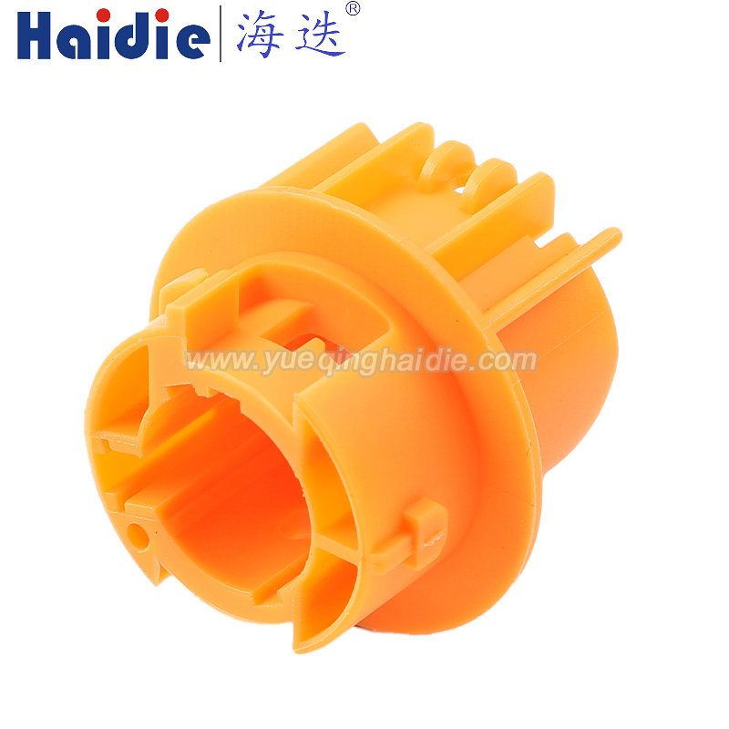 HDL-989, Straight-through, orange, lamp holder