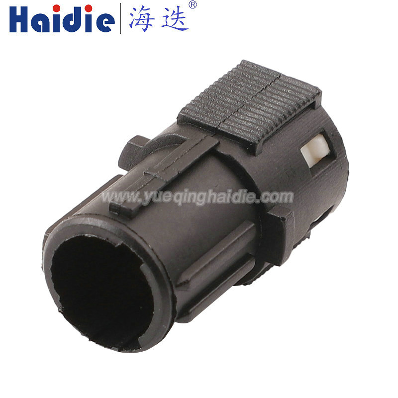 HDL-992, One-way through, black, Automotive Wire Harness Connector
