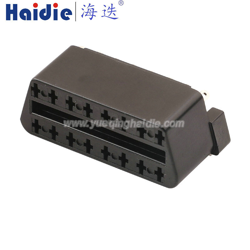 PA66-GF30, 16pin, female