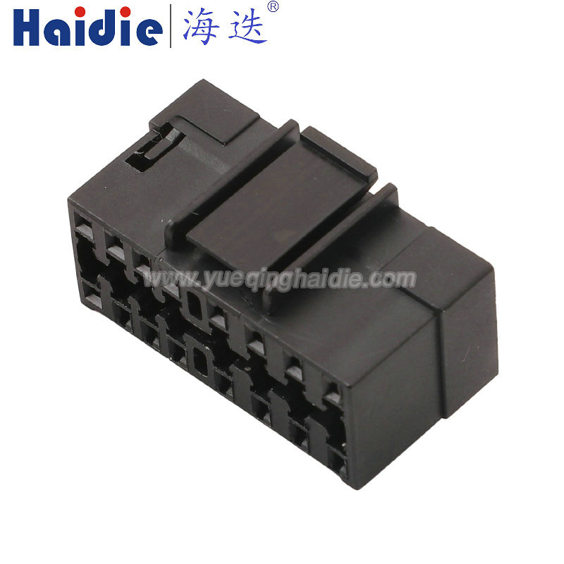HD168M-0.6-21, 16pin, female, black