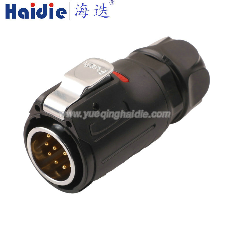 LP-24-C12PE-01-001, 12pin, female, waterproof