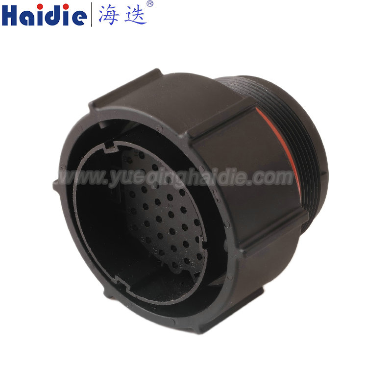 828895-1, 44pin, female,  Circular Connector Plug Housing Free Hanging (In-Line) Coupling Nut