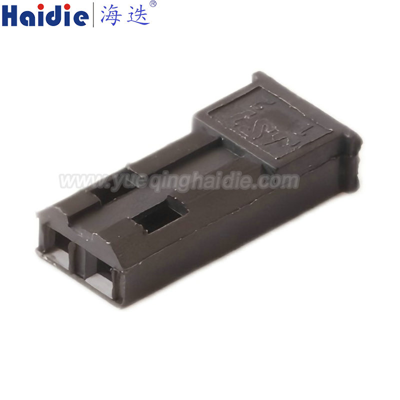 HD029E-0.6-21B, 2pin, female, black, auto plastic connector