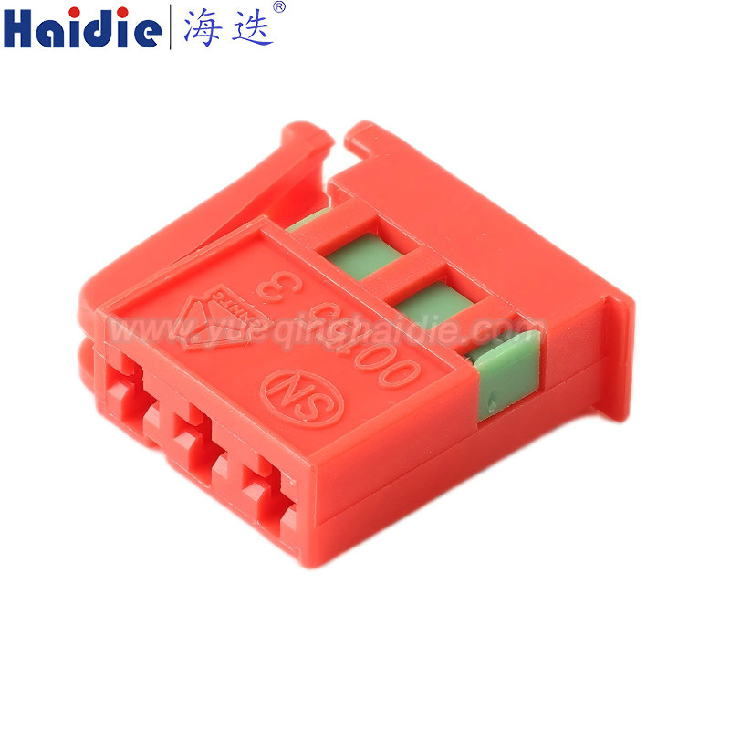 HD032W-2.8-21R, 3pin, female, red, Automotive Wire Harness Connector