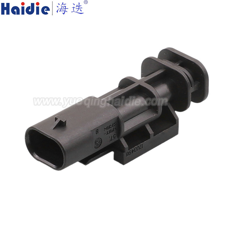 1-1703499-1 / 1-1703498-1, 2pin, male, waterproof, Auto wiring sealed electrical waterproof connector