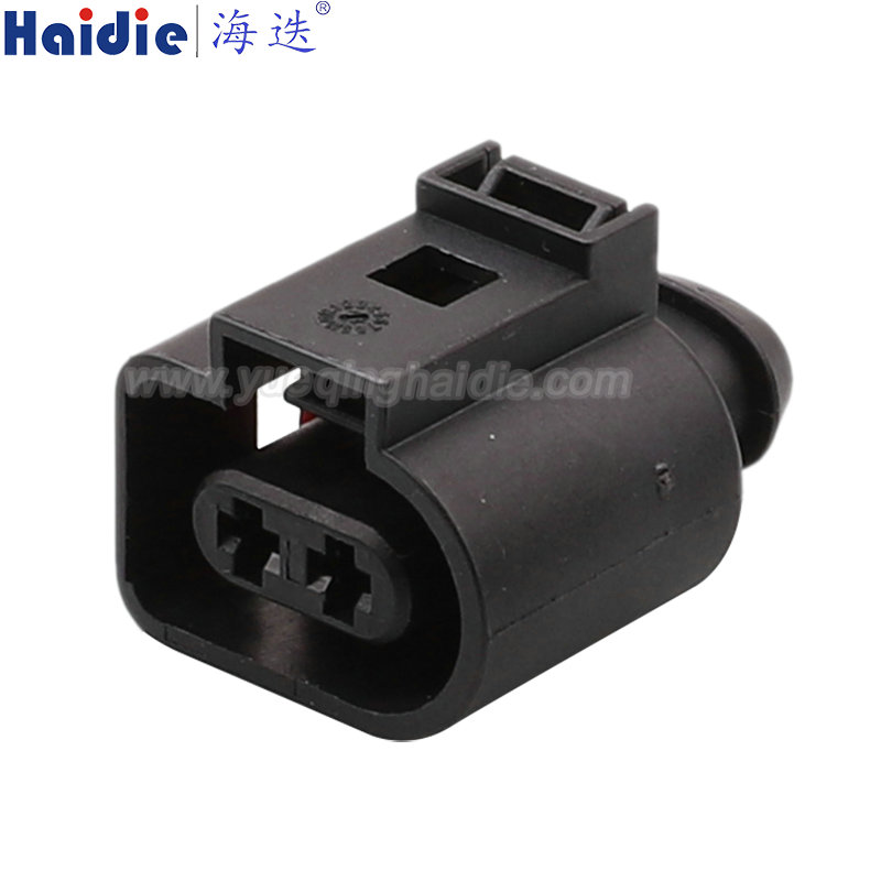 1J0973722A / 1717692-3, 2pin, female,  Waterproof,  Wiring Harness Horn Plug Rear Hand Auto Sensor CAR Connector