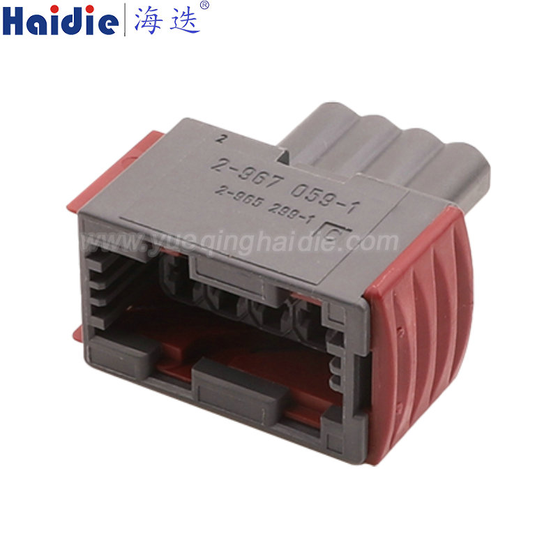 144998-2 / 2-967059-1 / 2-985 299-1, 4pin, waterproof, female, grey, Automotive Wire Harness Connector