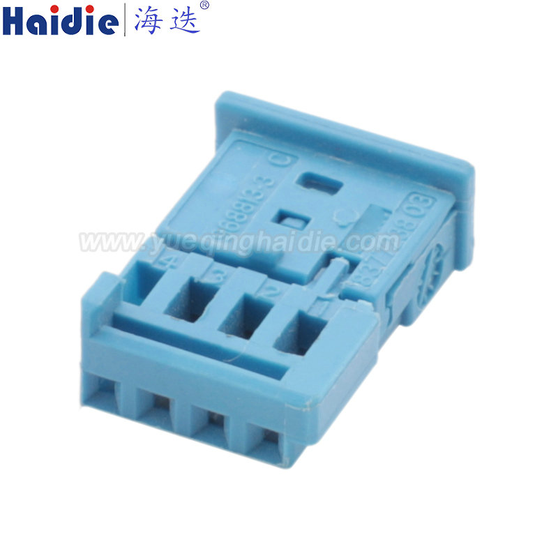 968813-3, 4pin, female, blue, Automotive Wire Harness Connector